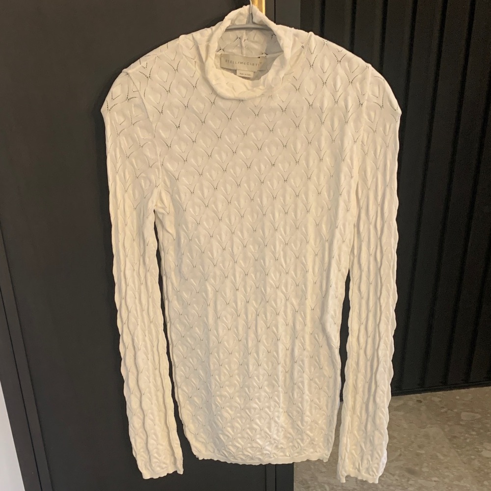 23. Stella McCartney light cream turtleneck sweater - size 42